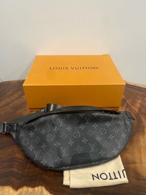 Louis Vuitton Black Monogram Eclipse Belt Bag